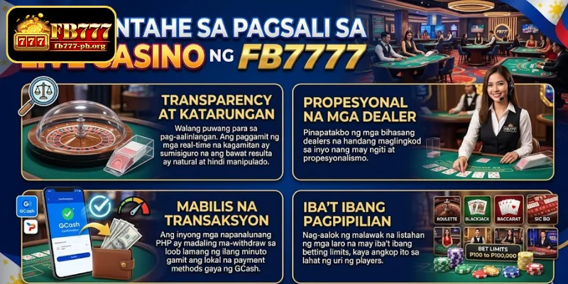 Lakas ng Live Casino ng FB777