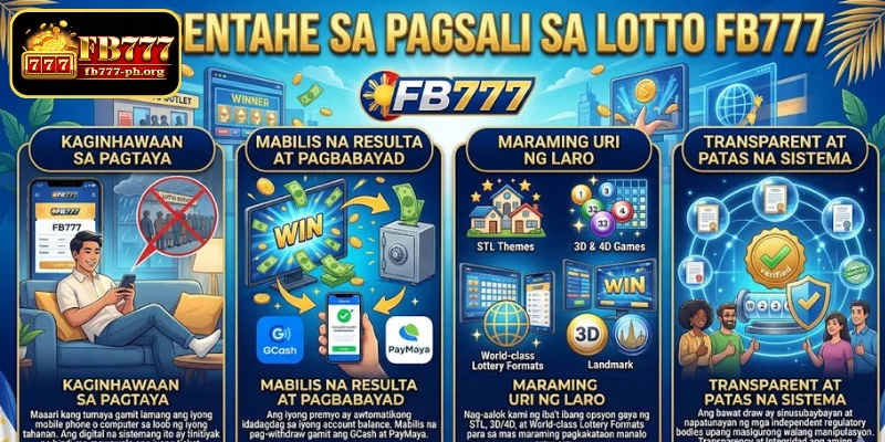 Mga Bentahe ng Lotto FB777