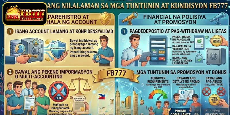 Mga Nilalaman ng mga Tuntunin at Kundisyon FB777