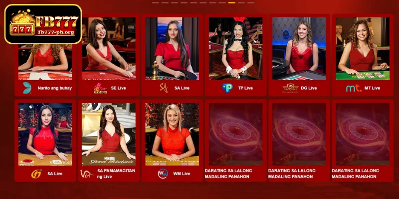 Outstanding Live Casino ng FB777 Lobby