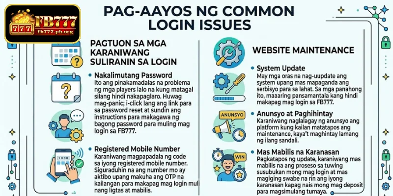 Pagtugon sa Mga Karaniwang Suliranin sa Login