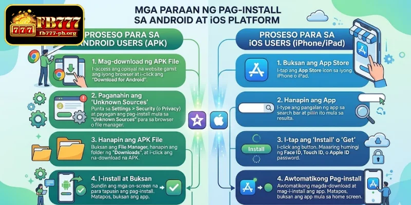 Praktikal na Gabay sa Pag-install ng App sa Android at iOS