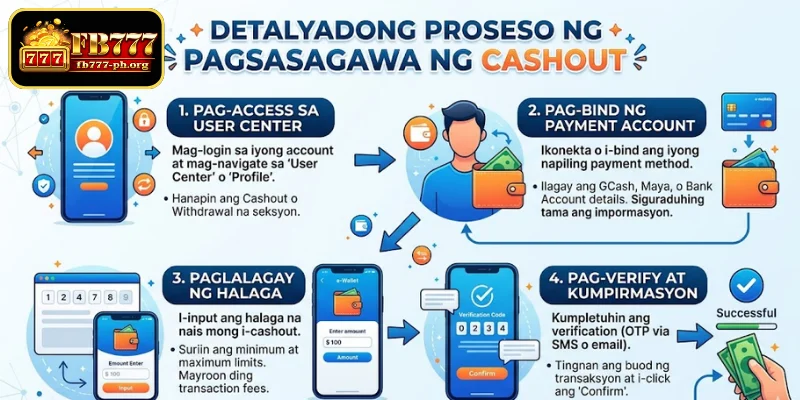 Step-by-Step na Proseso ng Withdrawal sa FB777